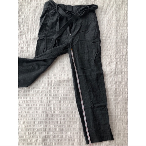 Wilfred High Waisted 3/4 Length Pants w Waist Tie - Picture 11 of 14